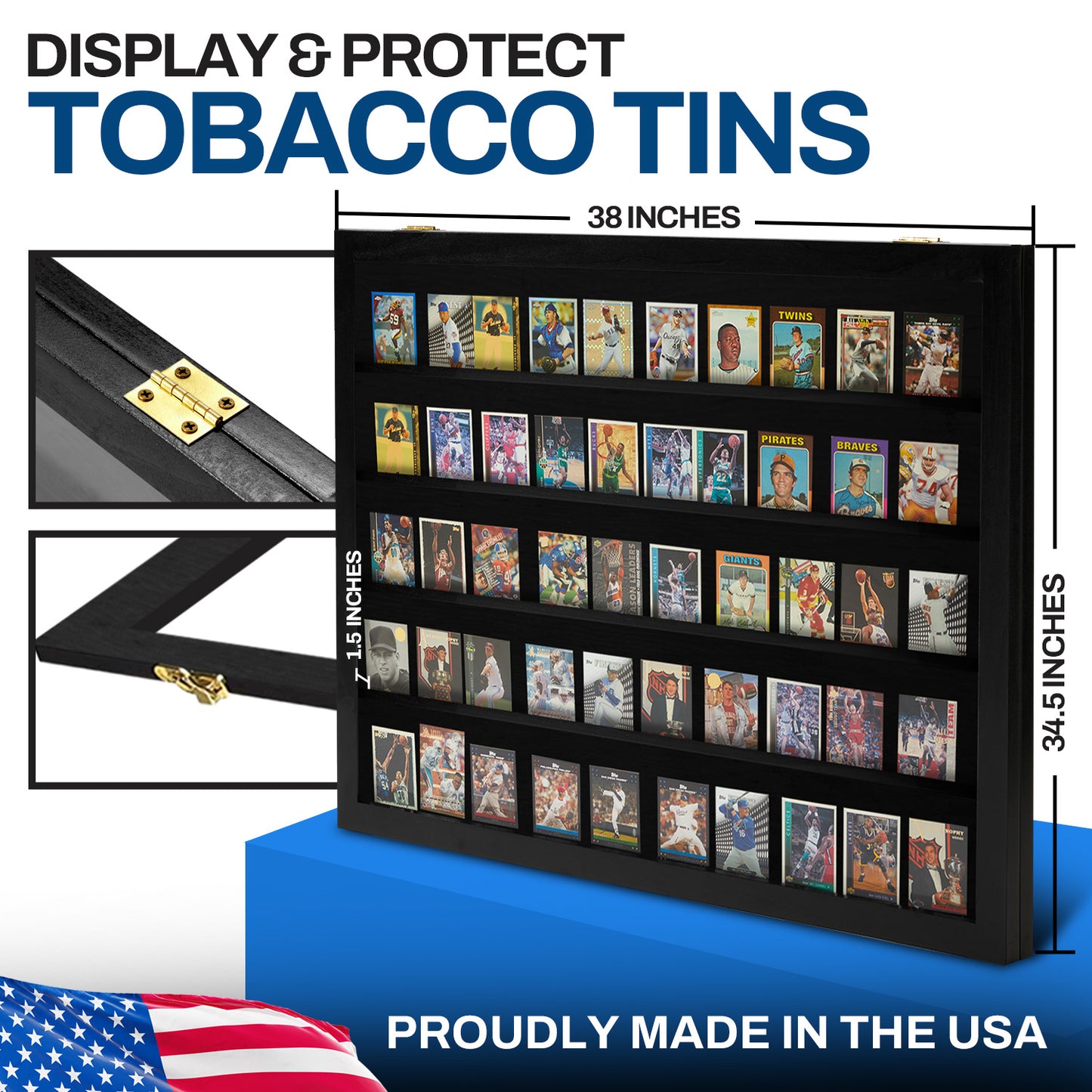 Tobacco Tin Display Case