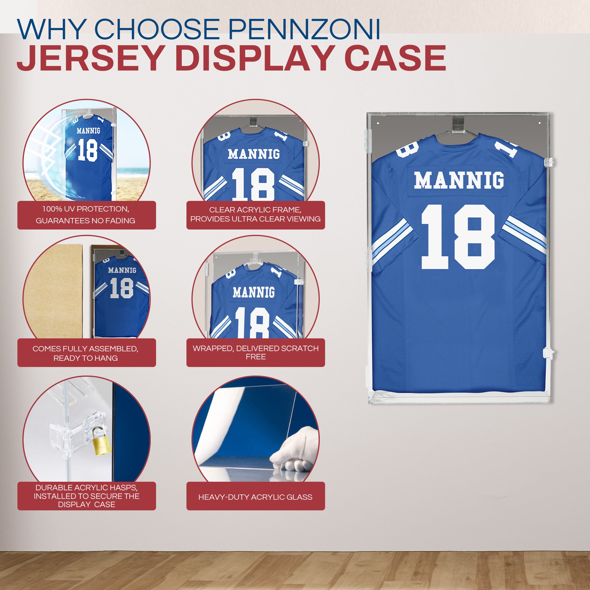  Arizona Cardinals Black Frame Jersey Display Case - Football  Jersey Logo Display Cases : Sports & Outdoors