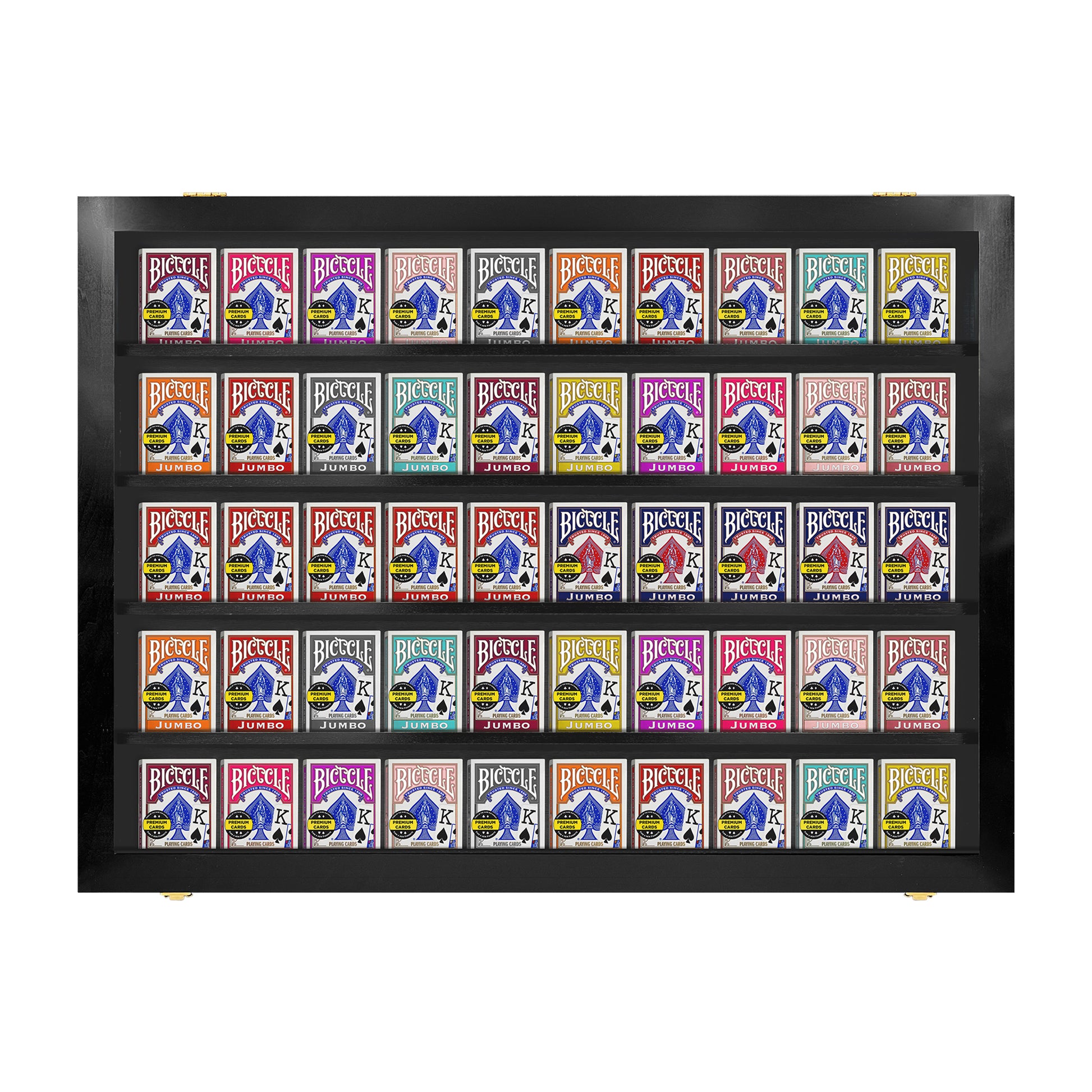 Playing Card Deck Display Case - Holds 50 Decks Playing Card Deck Display Case - Holds 50 Decks