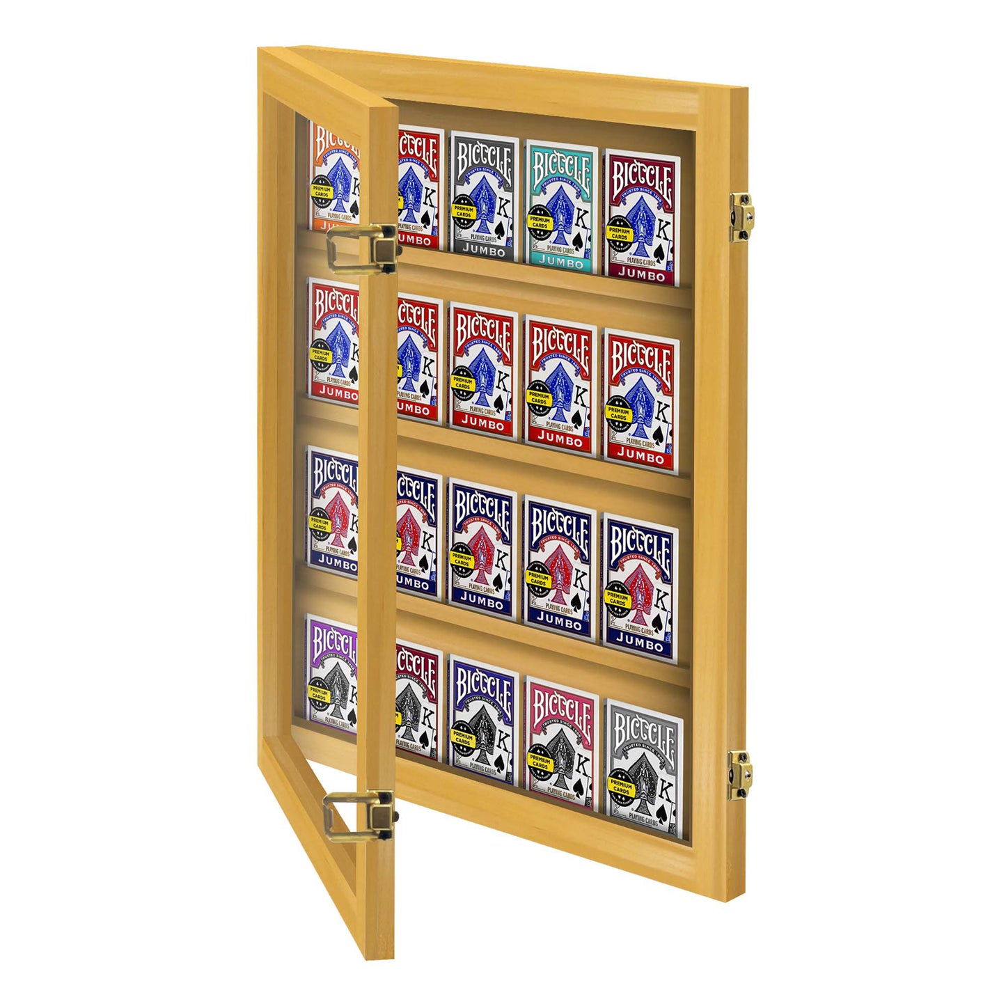 Playing Card Deck Display Case - Holds 20 Decks