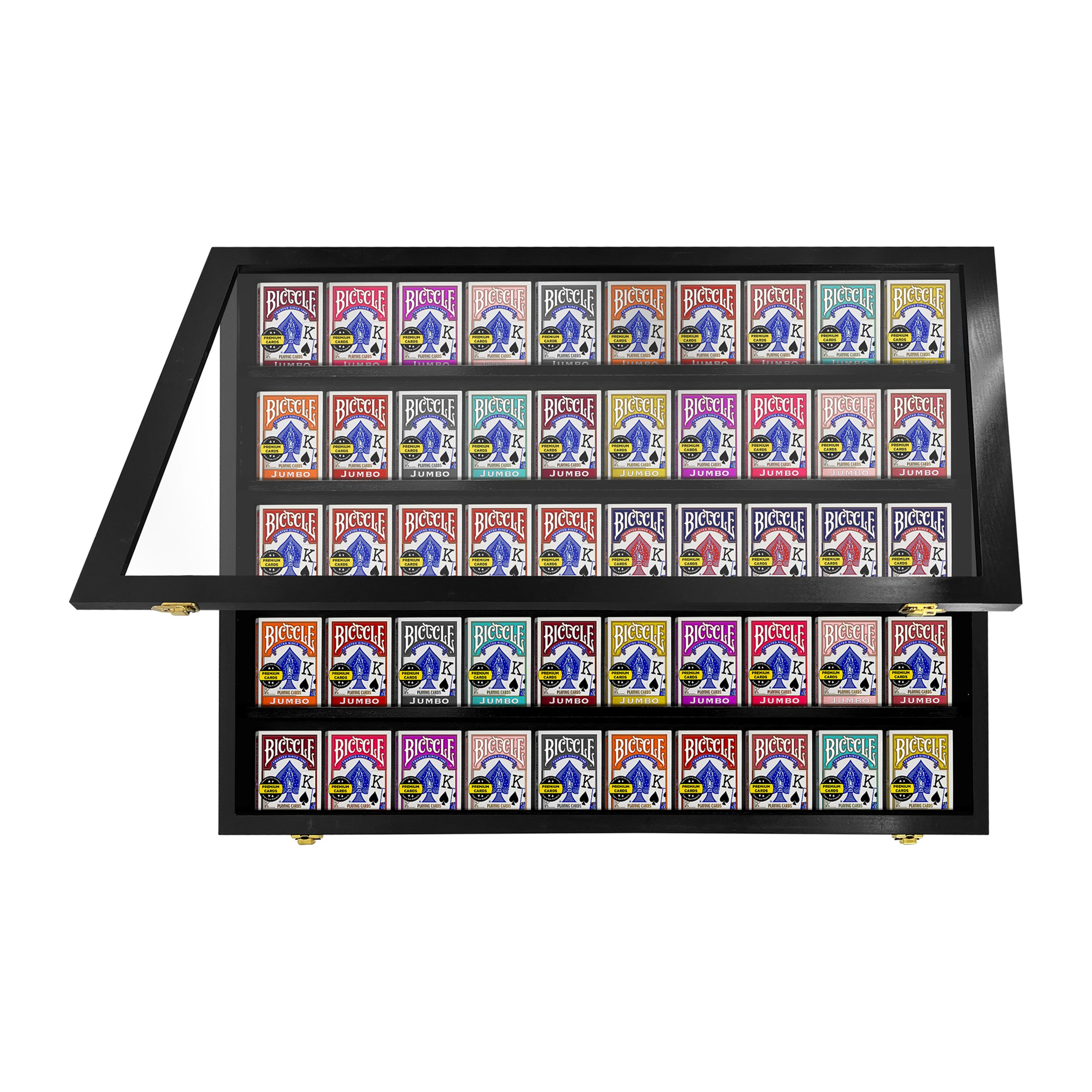 Playing Card Deck Display Case Holds 50 Decks pennzonidisplay