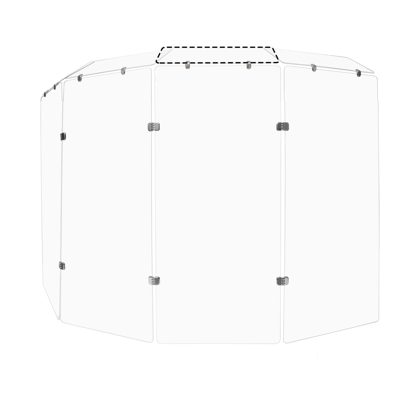 Deflector Shield w/ 2 Connectors
