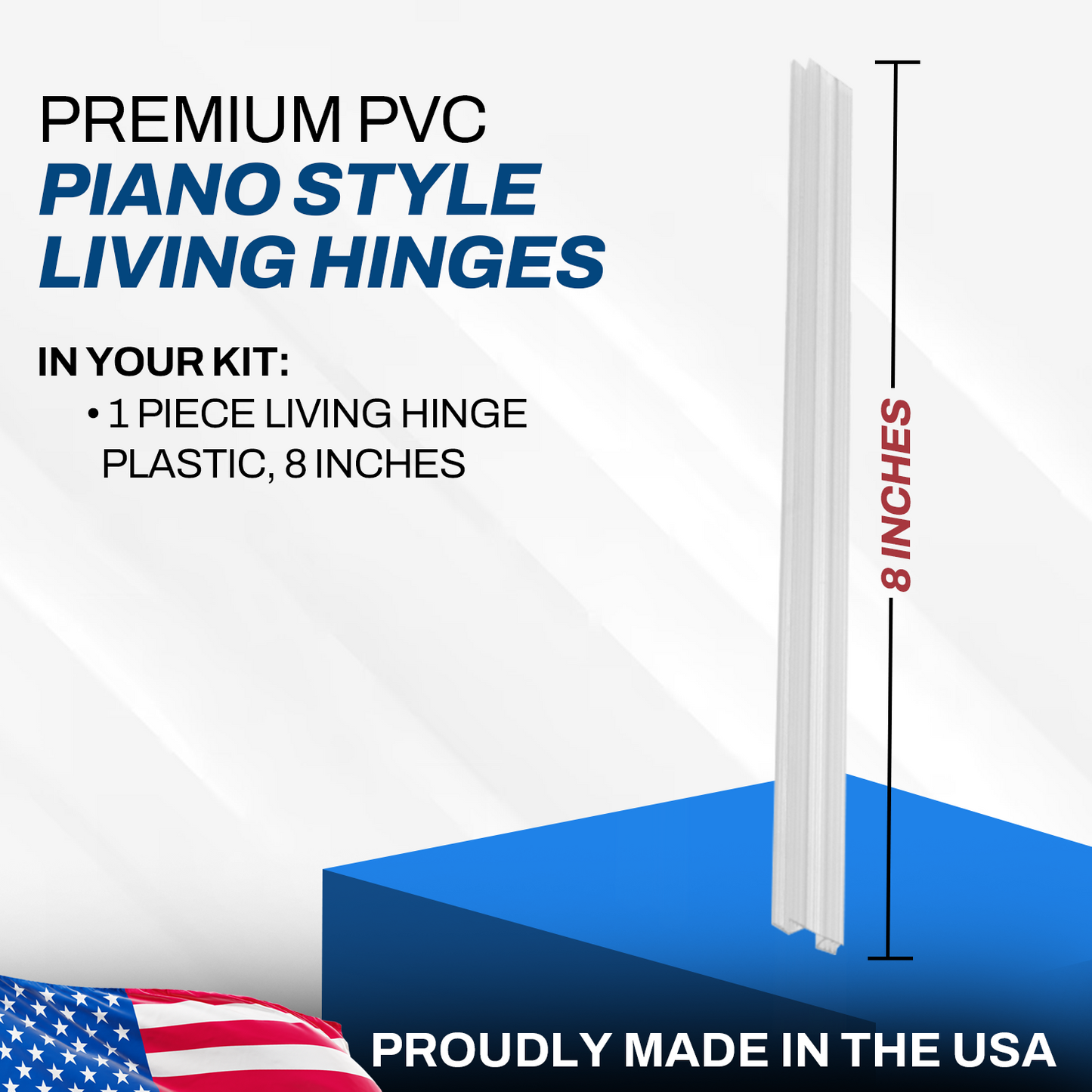 Clear Plastic PVC - Living Hinge