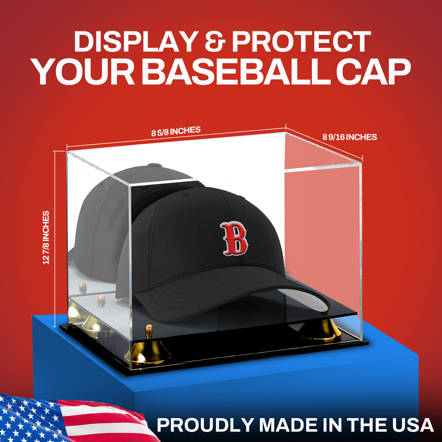 Acrylic Baseball Cap Display