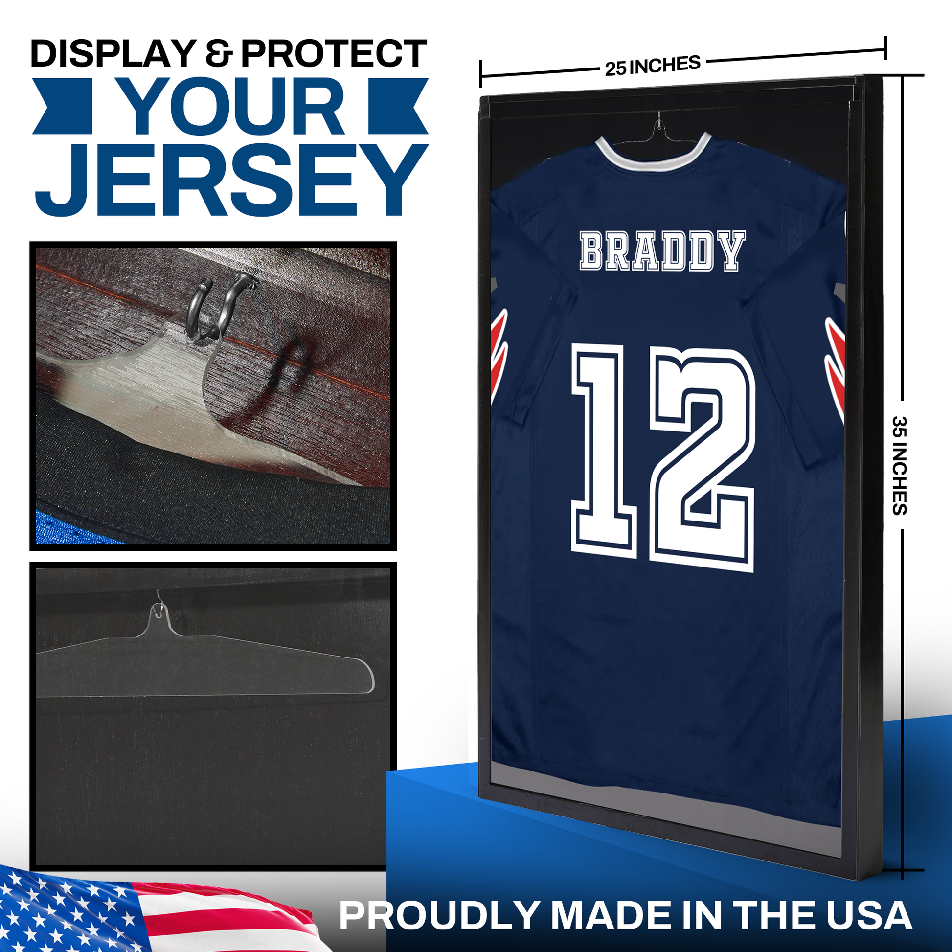 Jersey Display Case, Baseball Jersey Display