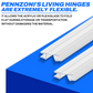 Clear Plastic PVC - Living Hinge