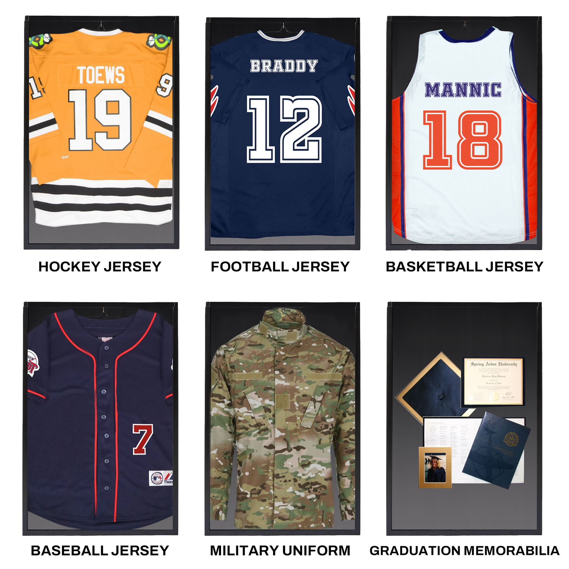 Basketball/Football/Hockey jersey Display Case Acrylic! NEW