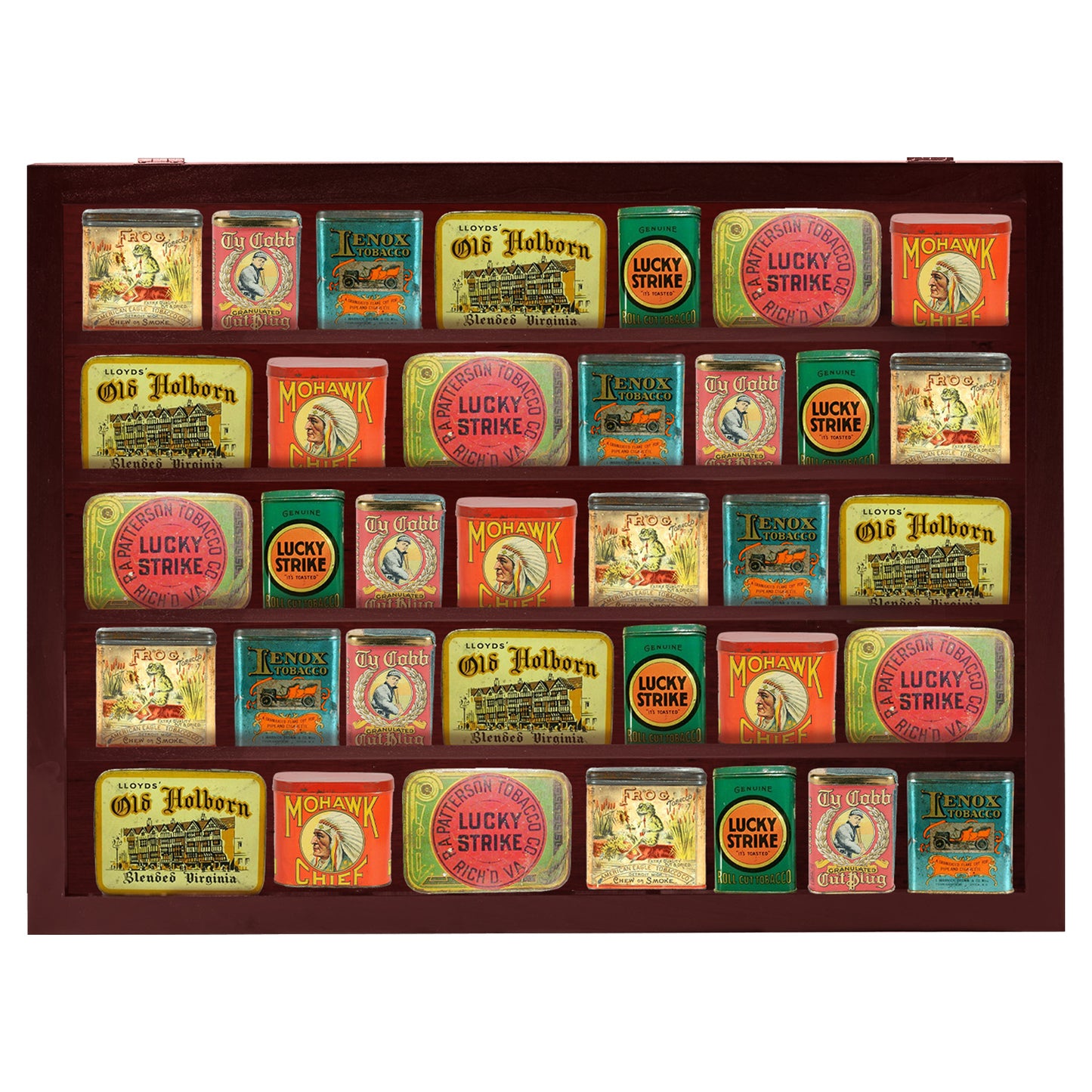 Tobacco Tin Display Case